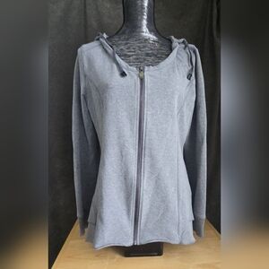 SPANNER Charcoal Women's Zip-Up Hoodie